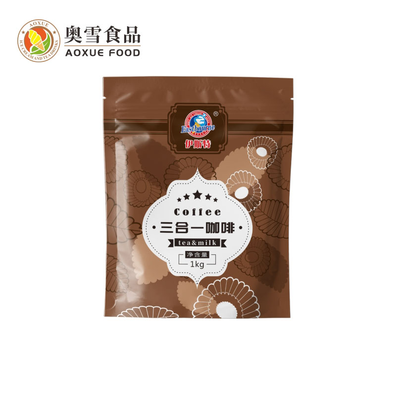 Three in one coffee powder