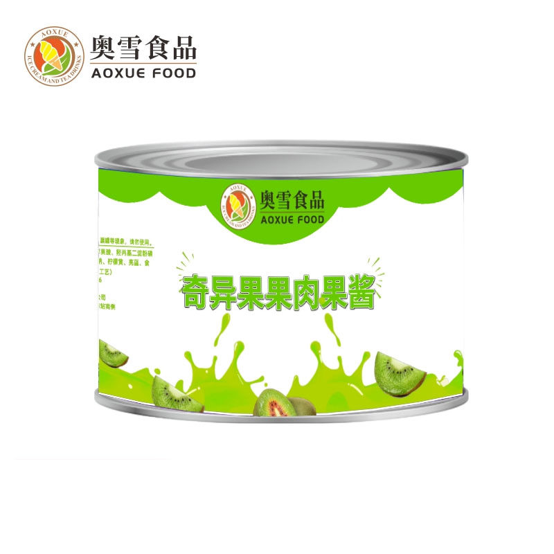 奥雪奇异果果肉果酱2KG铁罐装商用
